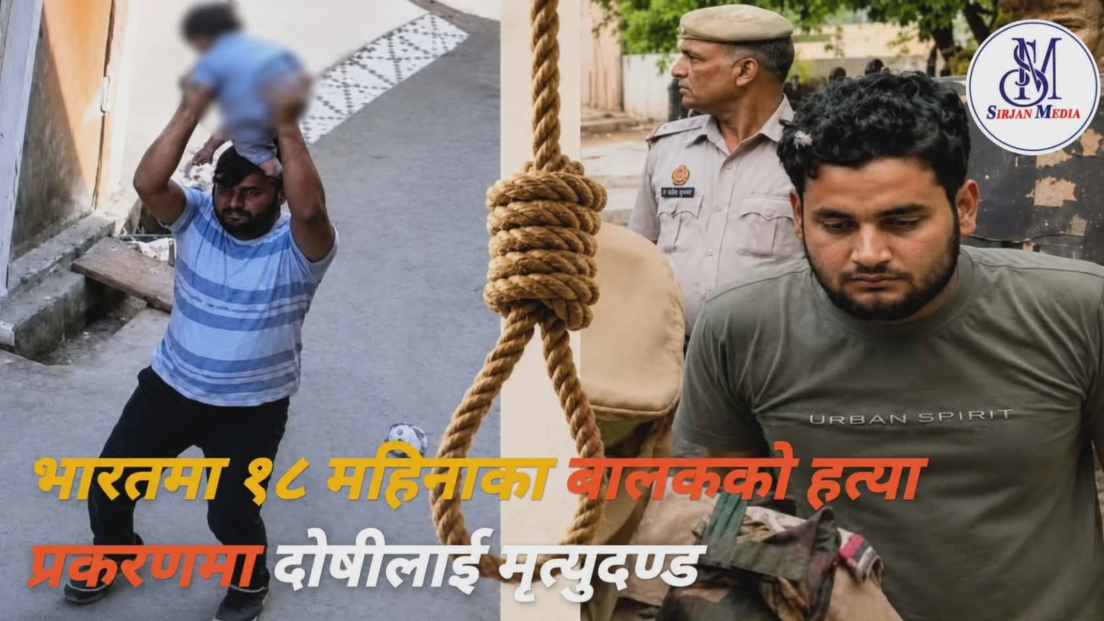 भारतमा १८ महिनाका बालकको हत्या प्रकरणमा दोषीलाई मृत्युदण्ड